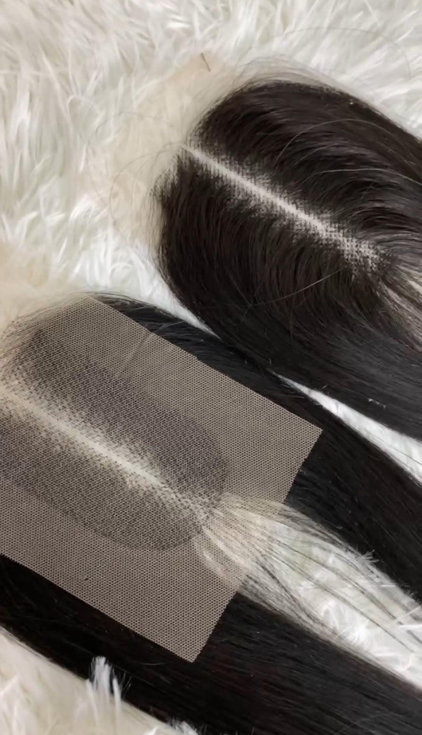 Transparent Natural colour 5x5 lace closure